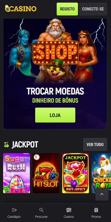 avocasino mobile page